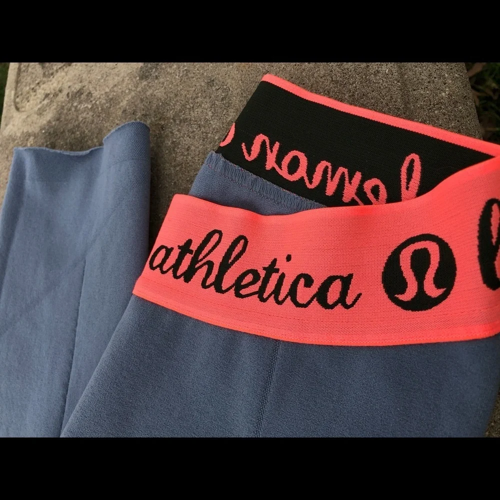 Lululemon‎ Time Warp Tights Blue Denim Sz M